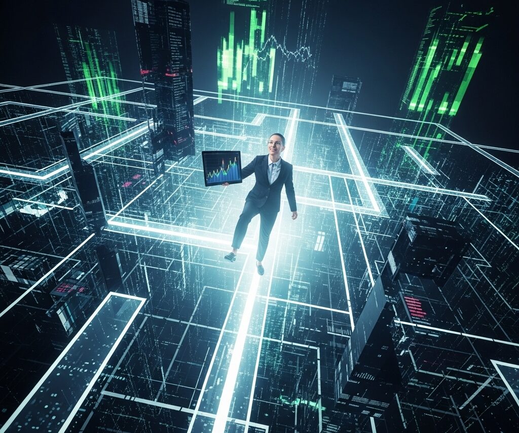 Infographic showing the main types of Google algorithms including search algorithms like PageRank and RankBrain, advertising algorithms for Google Ads, recommendation algorithms for YouTube and Play Store, and specialized algorithms for Google Maps, Images, and News, with interconnected arrows demonstrating how they work together to deliver personalized user experiences.